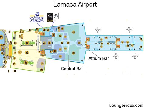 larnaca airport map.